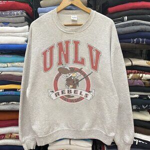 Vintage UNLV Rebels Mascot Logo Sweatshirt, University of Nevada Men Women Shirt